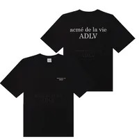 [S] ADLV ADLV BASIC SHORT SLEEVE T-SHIRT 2 BLACK, ADLV20SS-SSBLN2-BLK (SAV295)
