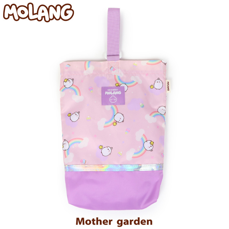 MOLANG萌浪兔 鞋袋 彩虹繪