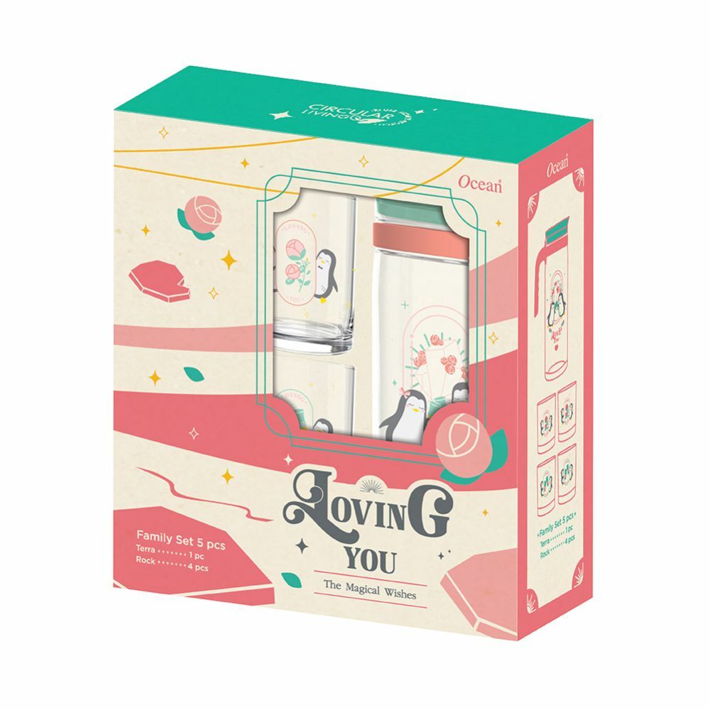 Ocean 企鵝一壺四杯禮盒組/1組