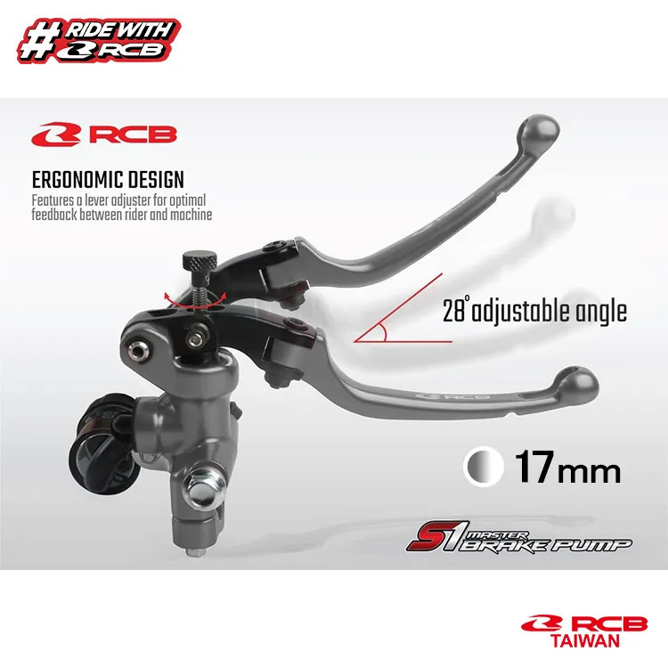 【RCB】S1 直推總泵拉桿 14MM  17mm