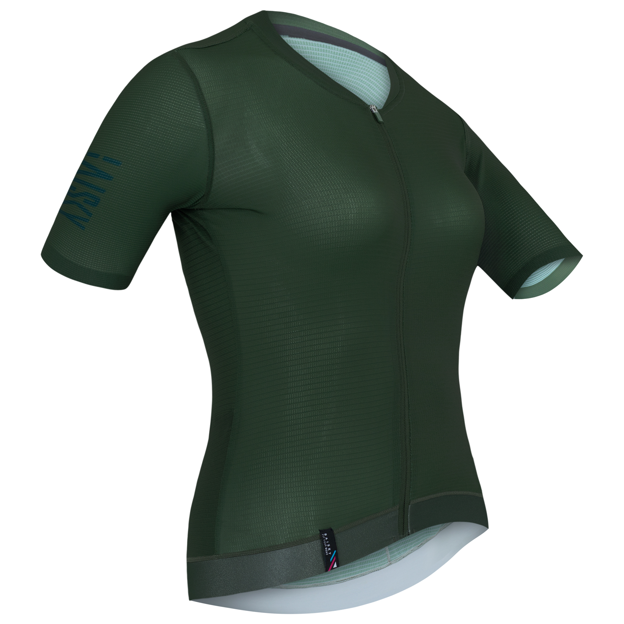 女款空力短車衣 潔淨IV 墨綠