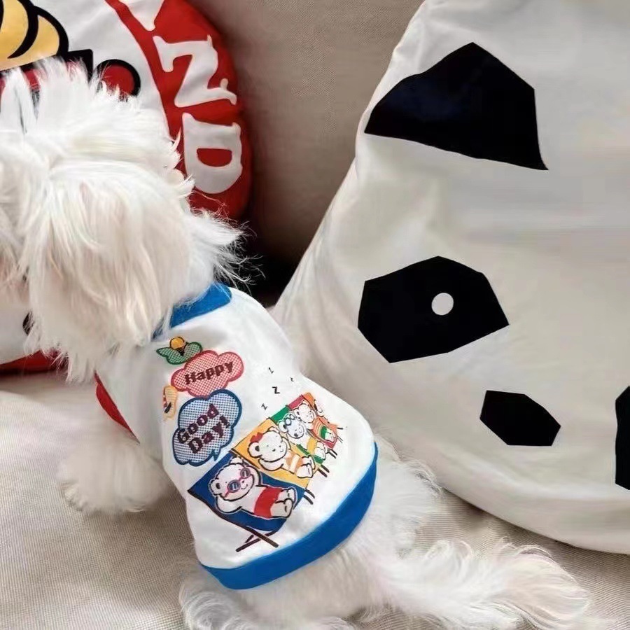 宠物衣服 双拼T-SHIRT短袖