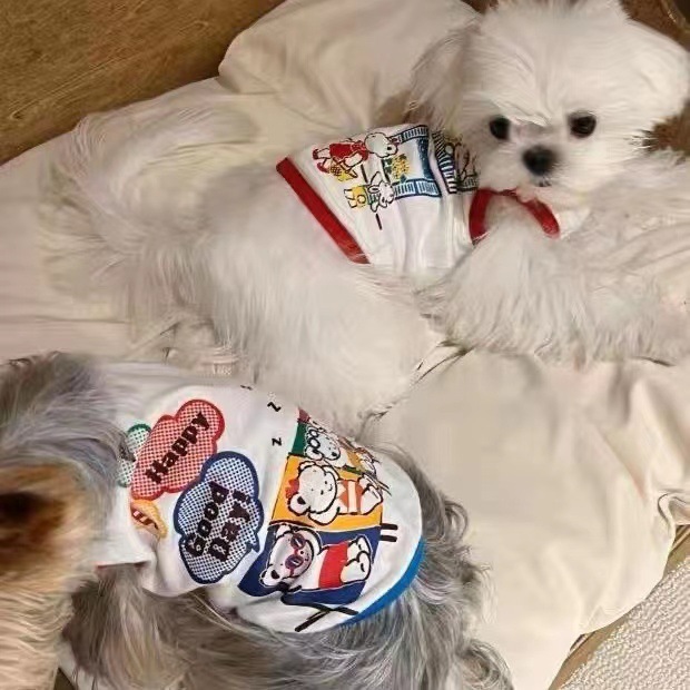 宠物衣服 双拼T-SHIRT短袖