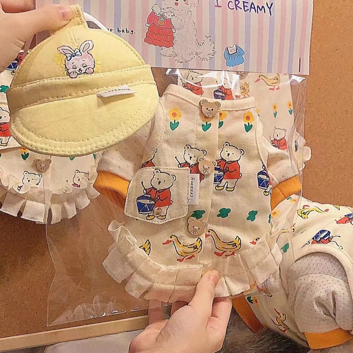 宠物衣服 小型犬 幼稚园裙 不含内搭