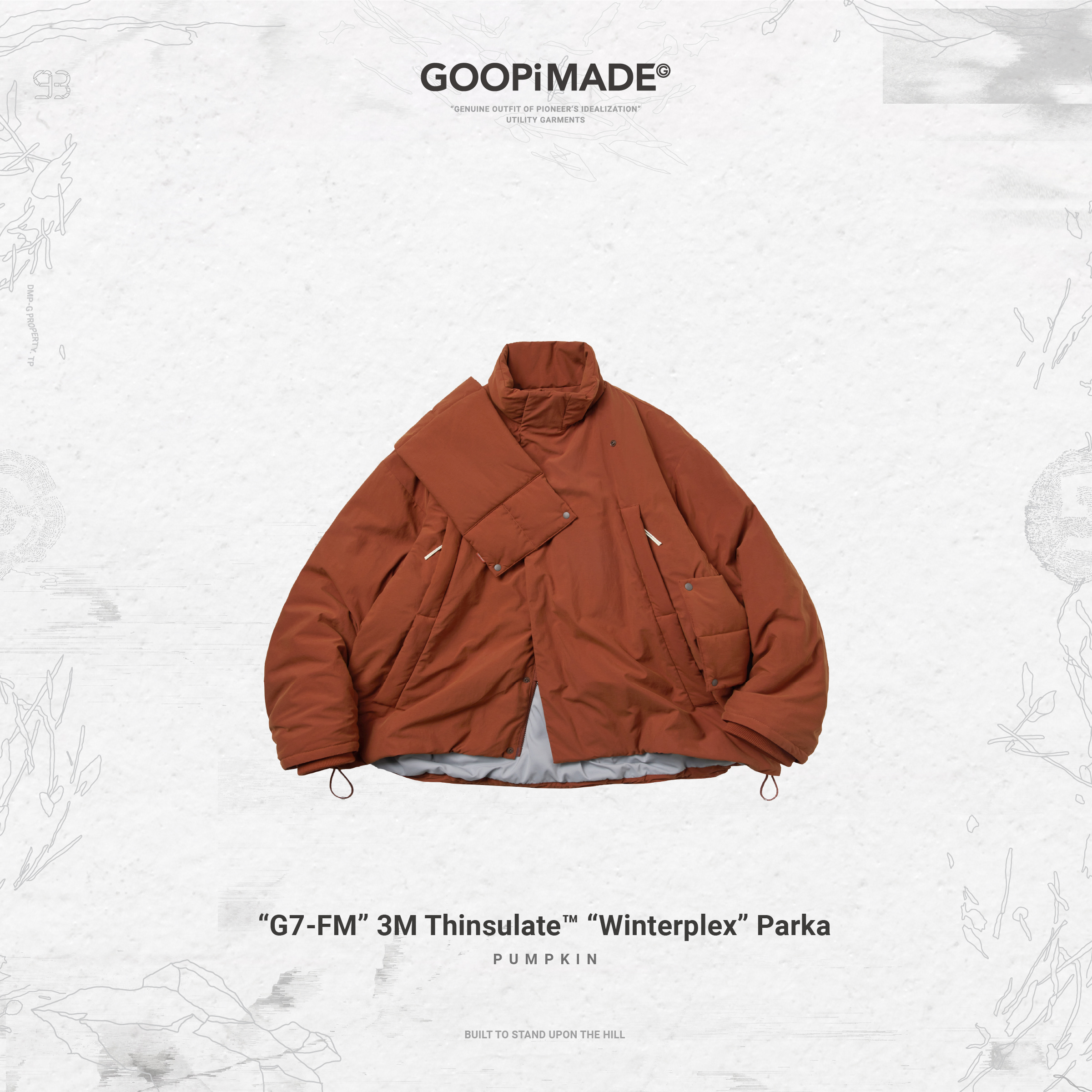 G7-FM” 3M Thinsulate™ “Winterplex” Parka - Pumpkin