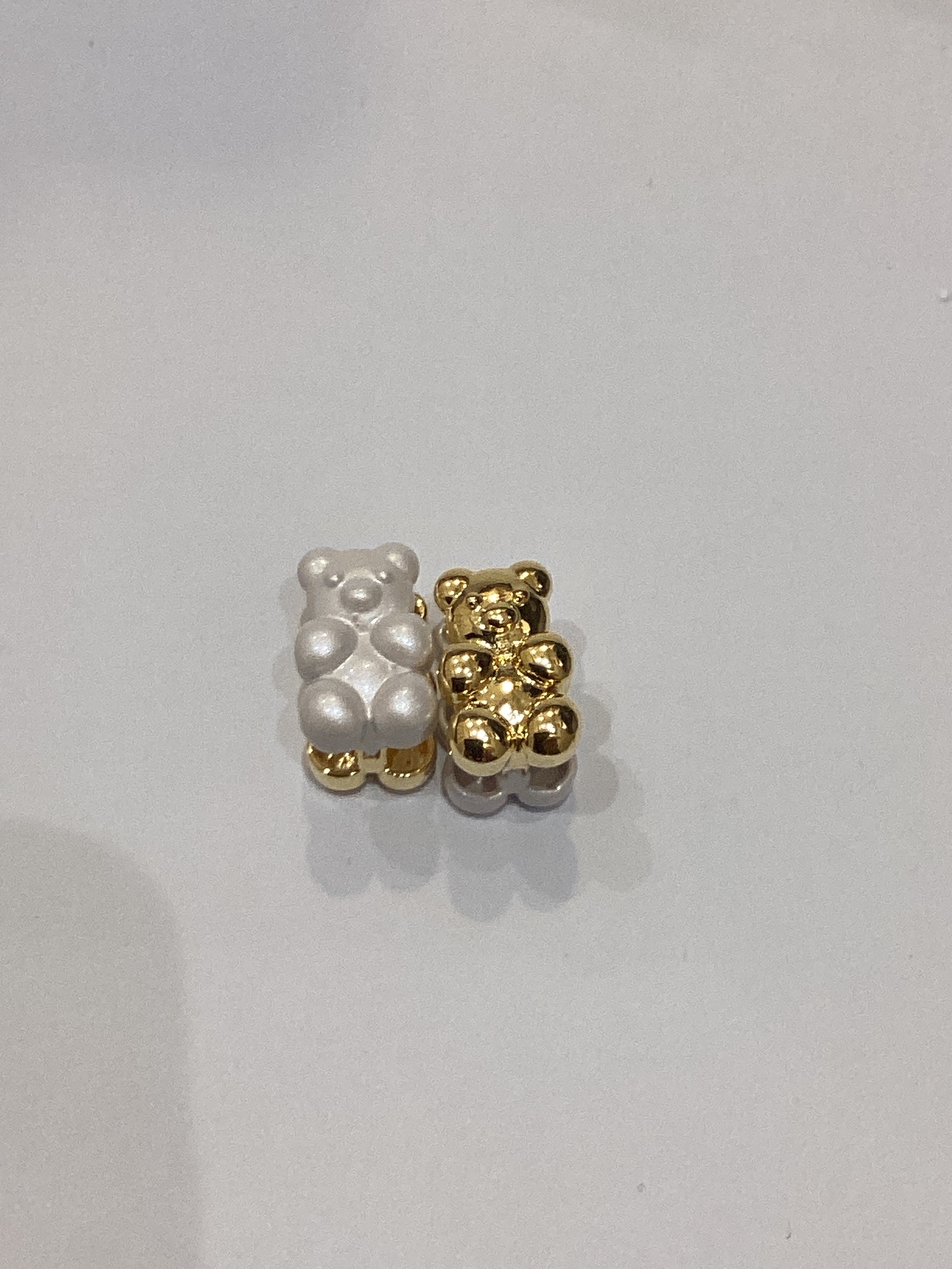 熊仔拼色耳環 E12