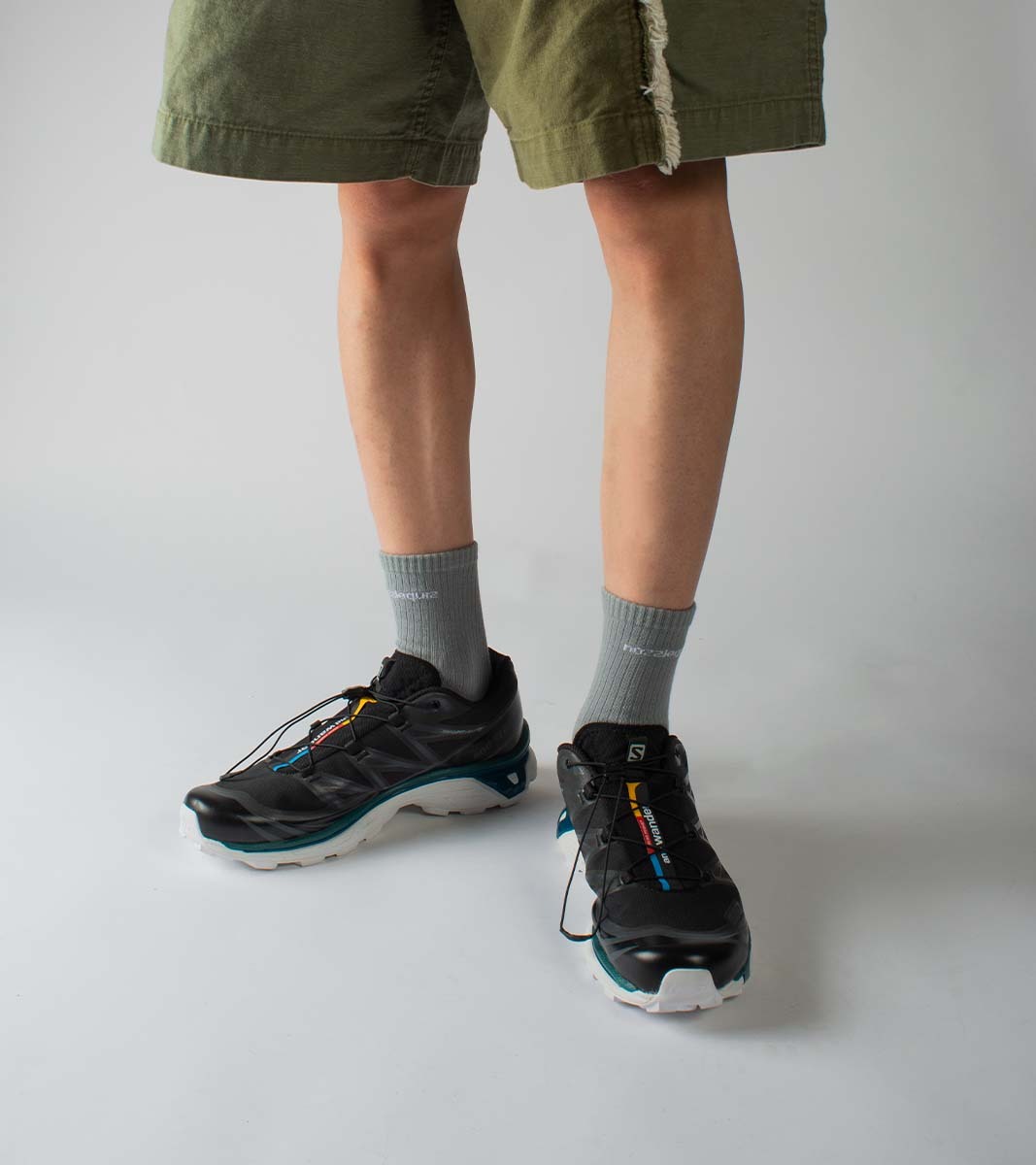 【Nozzle Quiz】Essential 中筒休閒襪 透灰