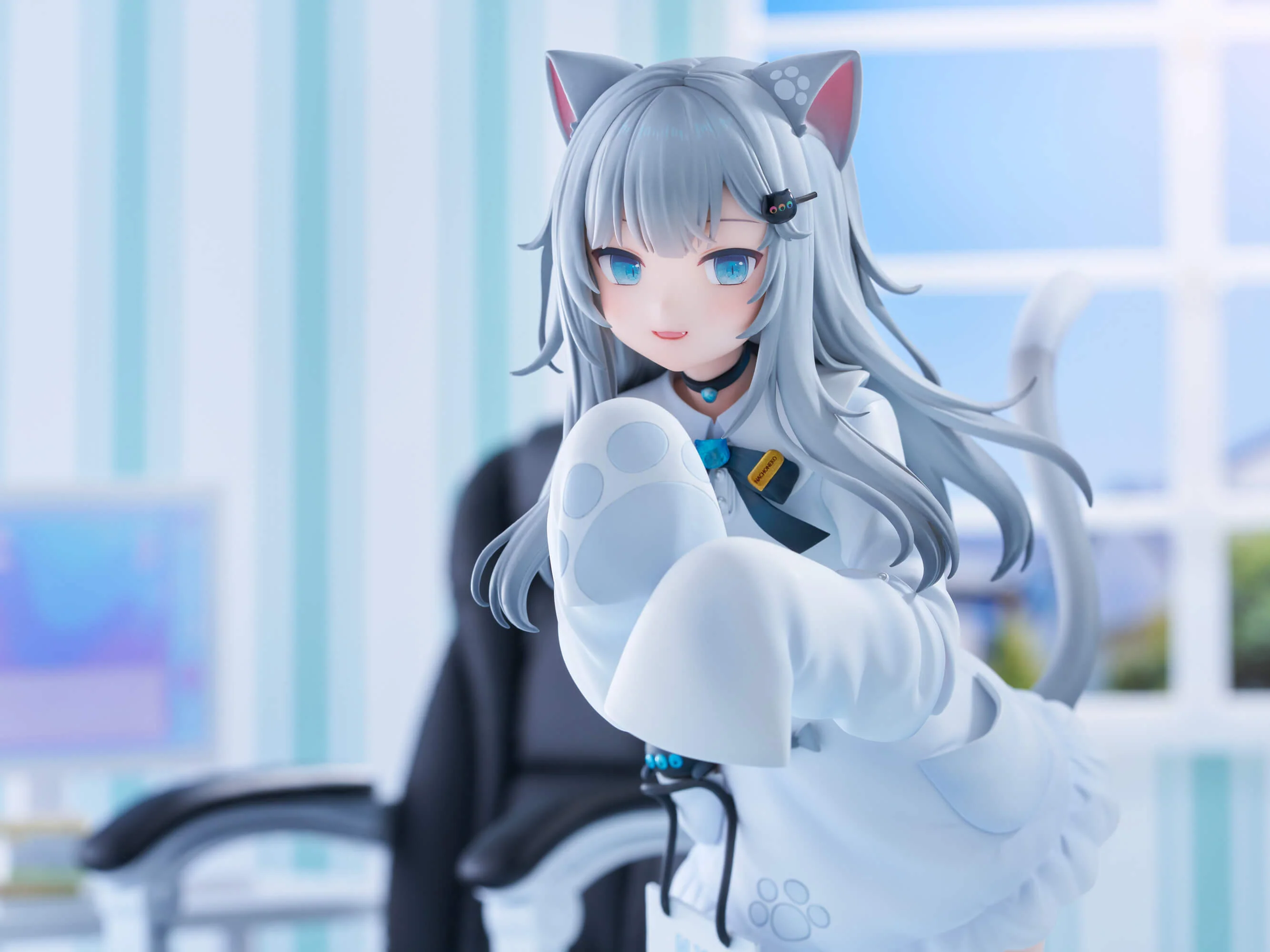 【新品未開封】nachoneco フィギュア　FURYU 甘城なつき 預訂」Vtuber 甘城なつきNACHONEKO 1/7 FuRyu Figure (H~220mm