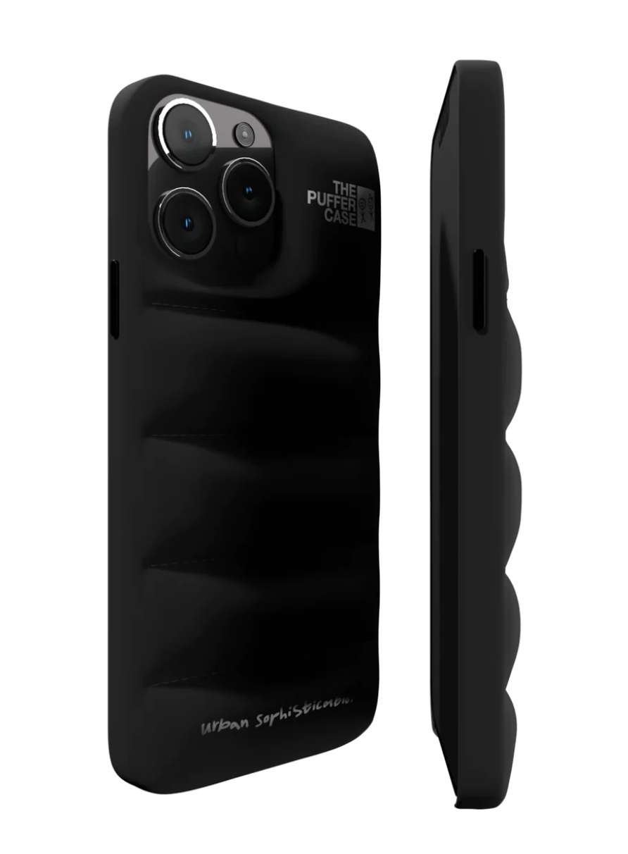 Urban Sophistication  THE PUFFER CASE くま The Puffer Case® - Black | Urban Sophistication