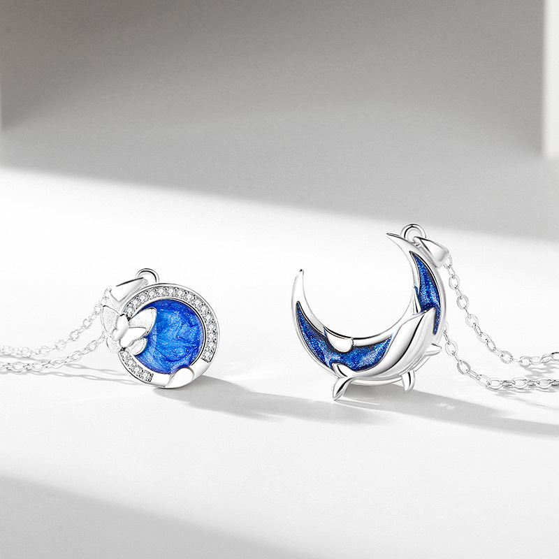 「追尋愛情」情侶項鏈📿 ｜S925純銀或鍍銀｜免費刻字✒️ ｜