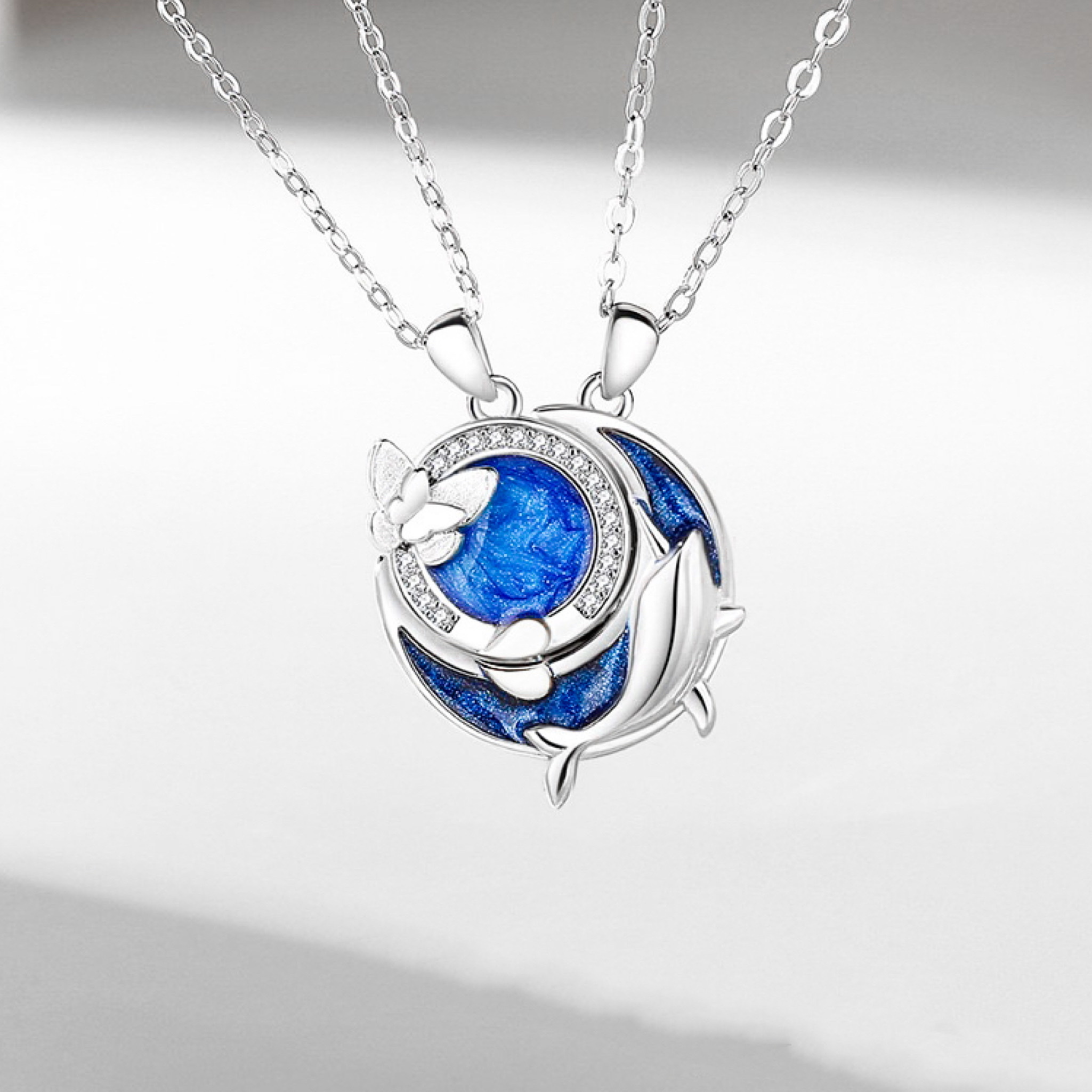 「追尋愛情」情侶項鏈📿 ｜S925純銀或鍍銀｜免費刻字✒️ ｜