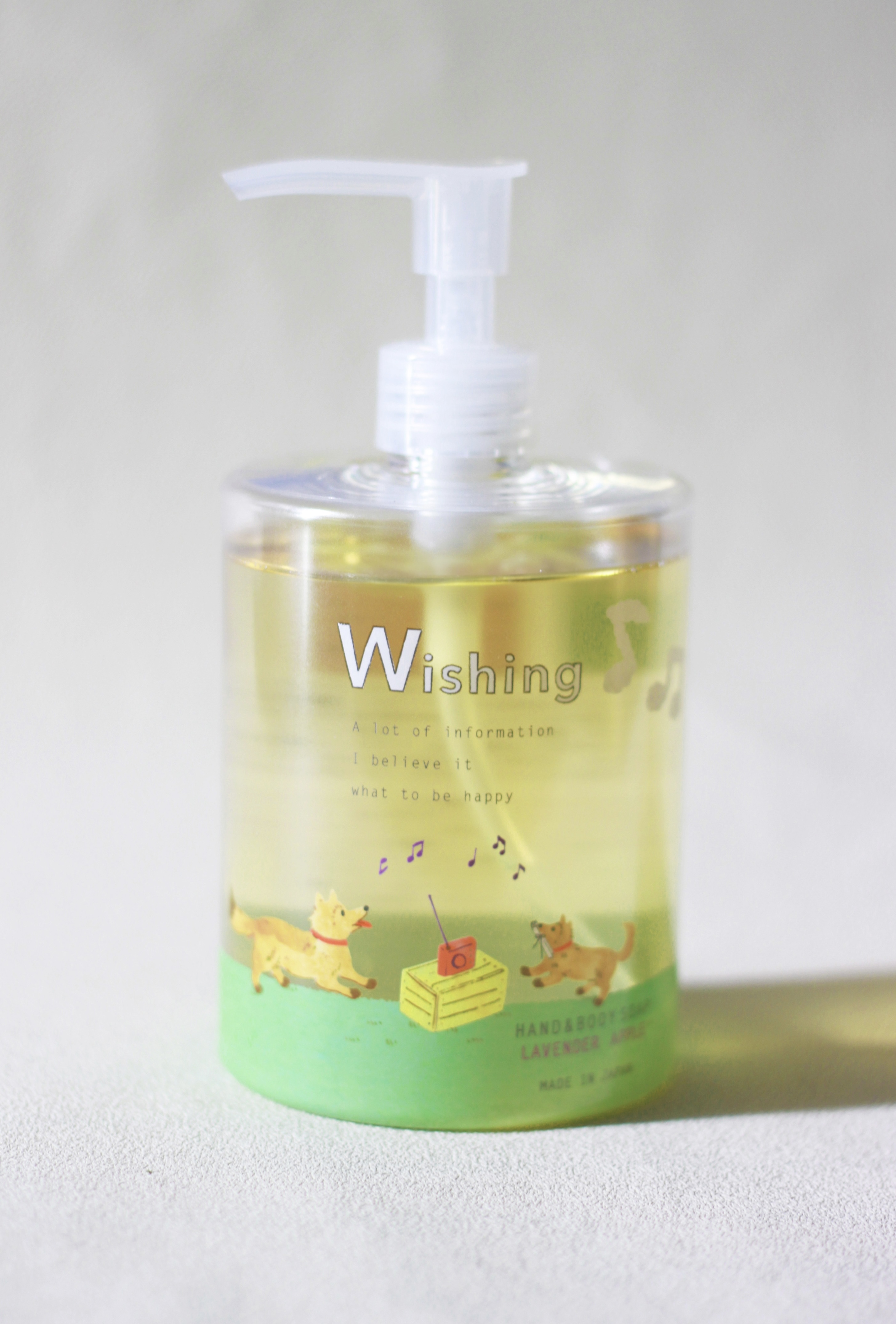 日本 Wishing 手部&身體有機潔膚液 450ml 【薰衣草蘋果】