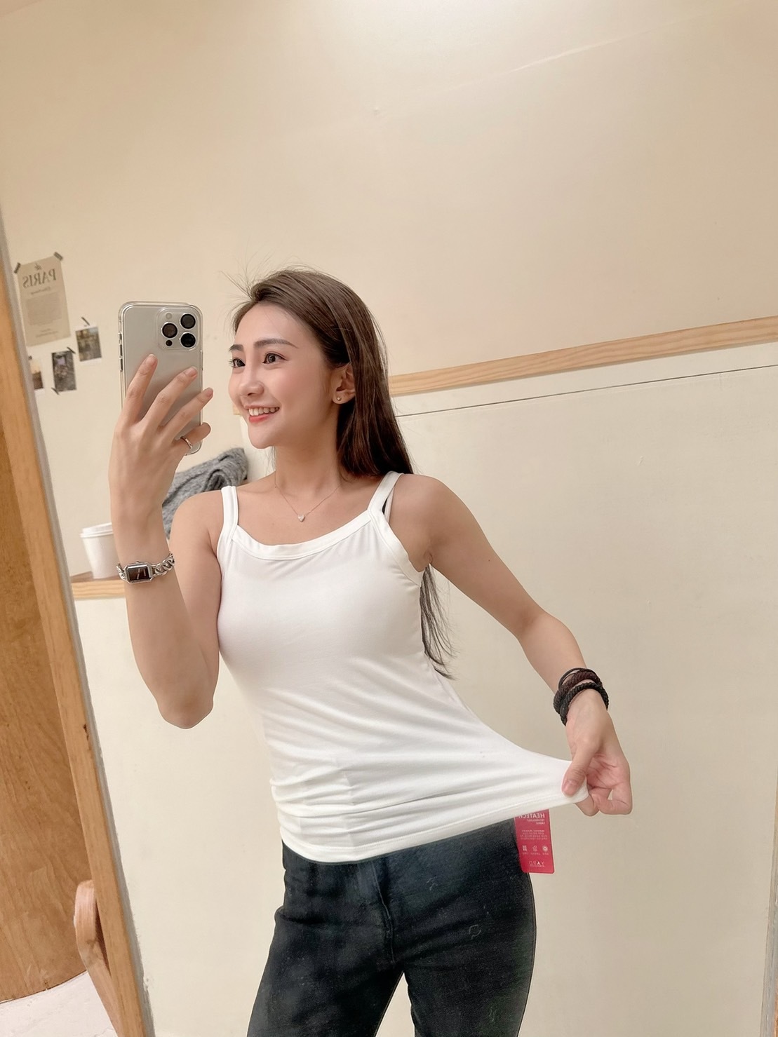 🔥12.27直播新品］🇰🇷正韓3秒有感Heattech超彈發熱背心（三色）