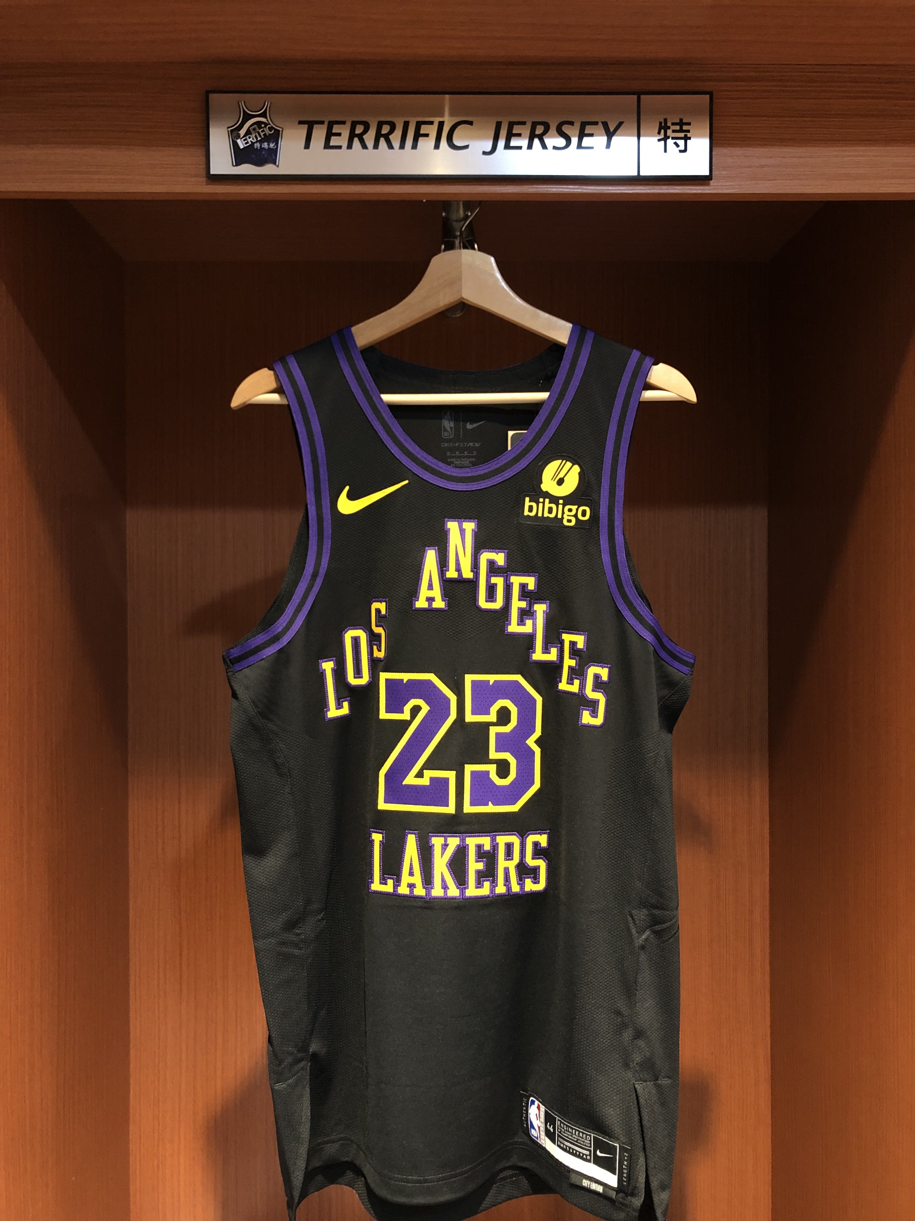NBA球衣 Lebron James 洛杉磯湖人城市 City Nike Authentic 球員版 電繡 含贊助商標 全新