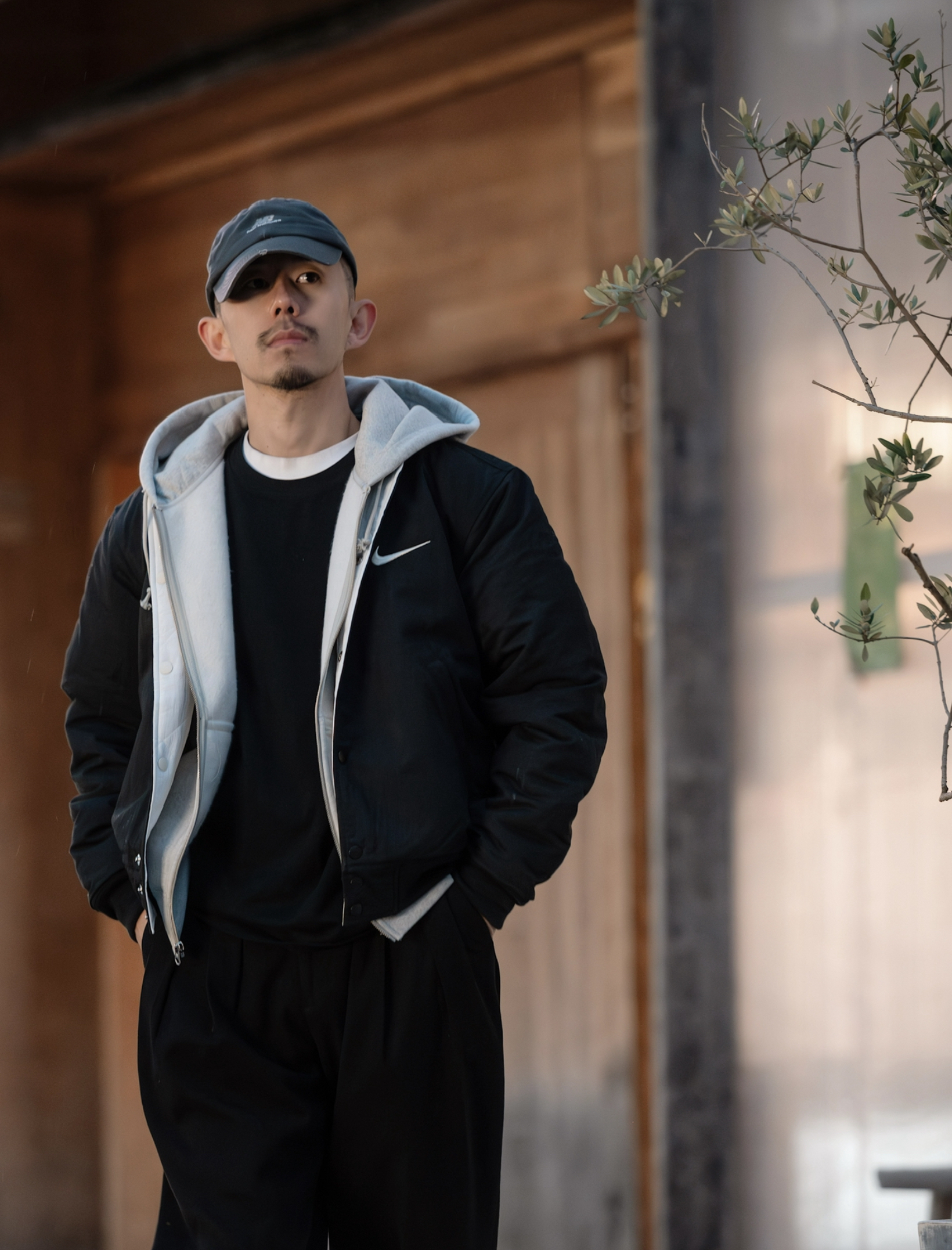 Nike x Stussy - Reversible Jacket - Black
