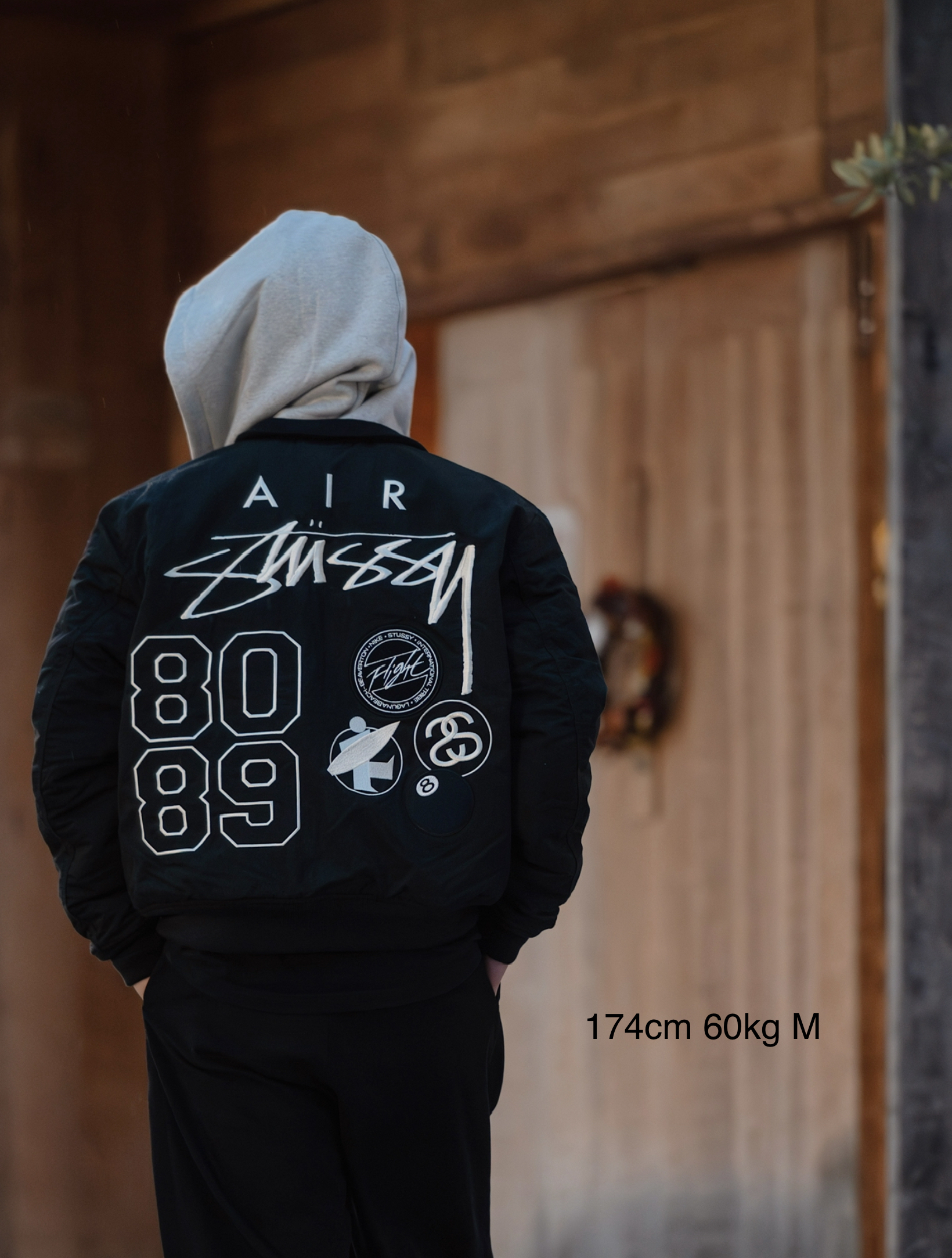 Nike x Stussy - Reversible Jacket - Black