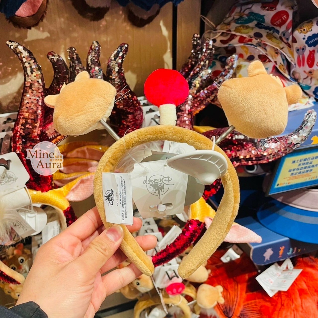 銀行職員們 旅鼠 搖擺 大頭 造型 髮圈 髮箍 動物方城市 Zootopia -上海迪士尼樂園