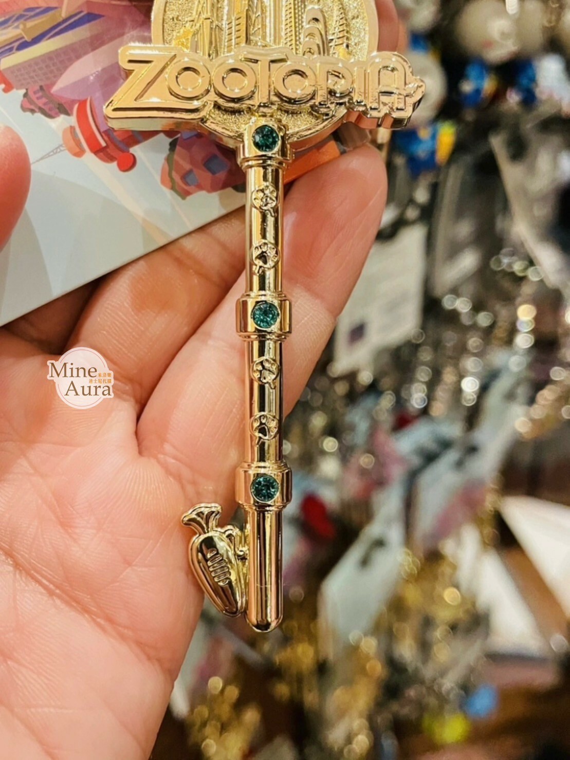 動物方城市 Zootopia 經典 立體 米奇頭 鑰匙造型 鑰匙圈 吊飾 -上海迪士尼樂園