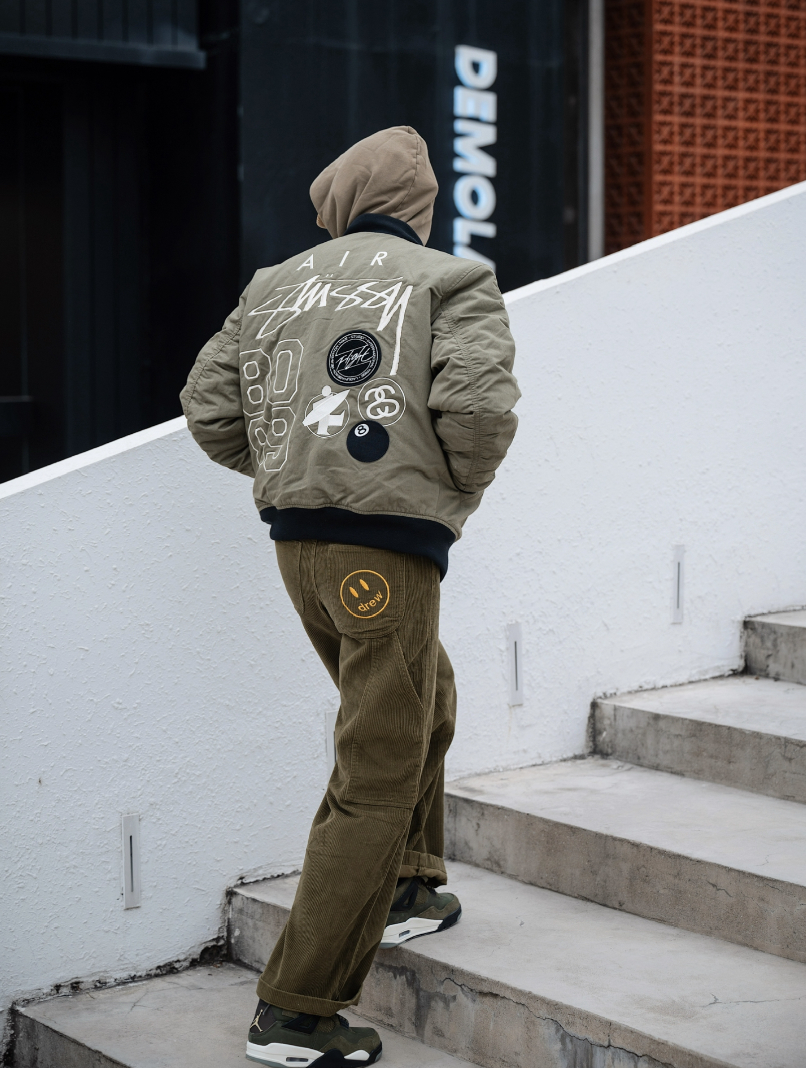 Nike x Stussy - Reversible Jacket - Khaki