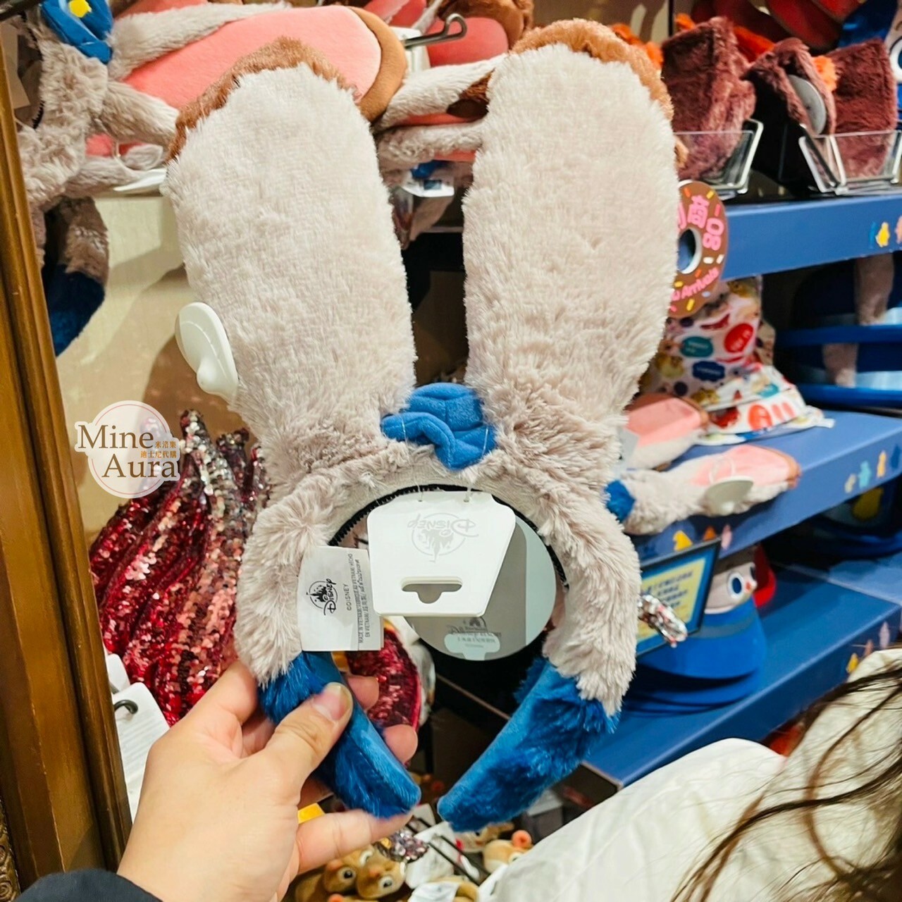 哈茱蒂 Judy 兔 絨毛 大兔耳 造型 髮圈 髮箍 動物方城市 Zootopia -上海迪士尼樂園