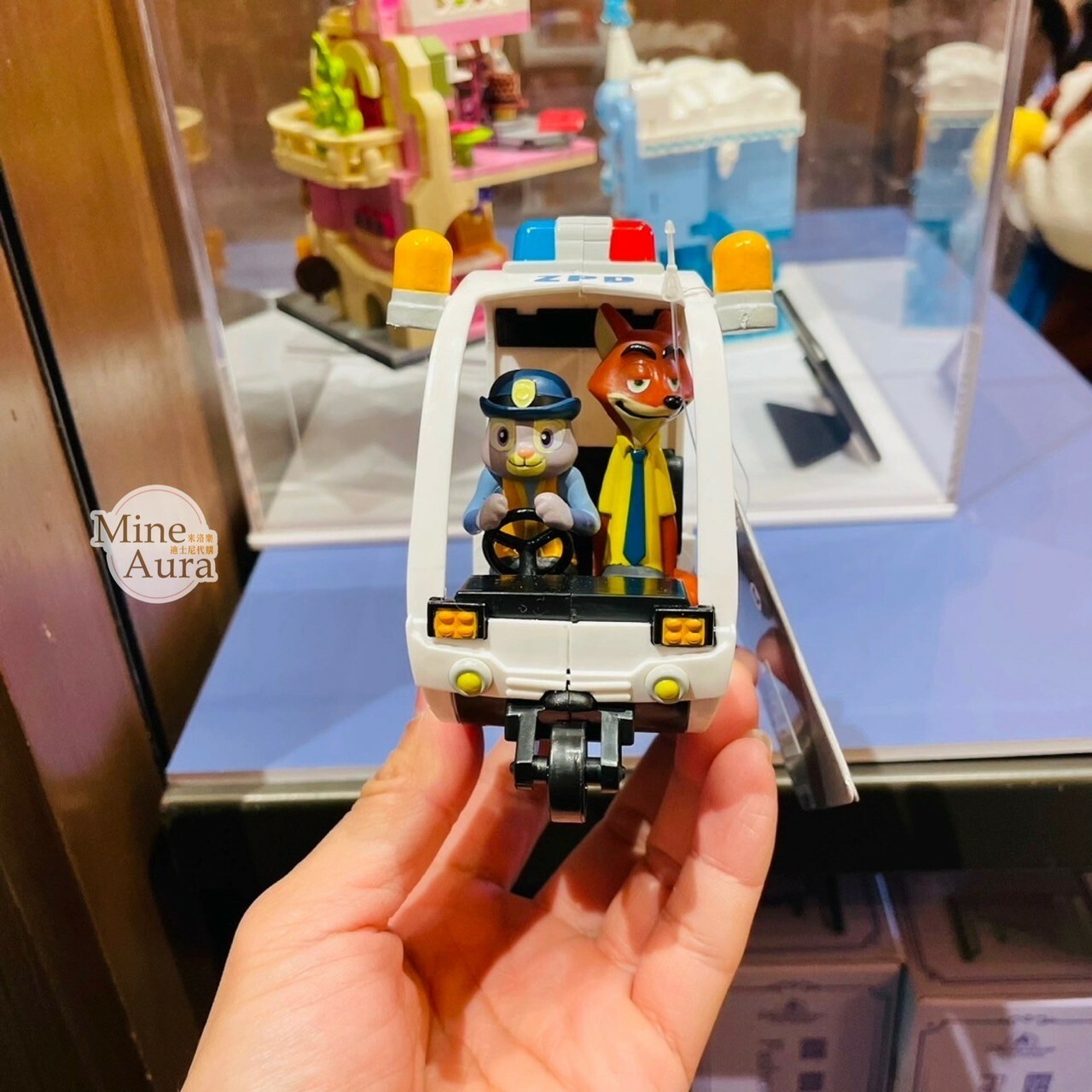 哈茱蒂 Judy 兔 胡尼克 Nick 警車造型 玩具 迴力車 動物方城市 Zootopia -上海迪士尼樂園