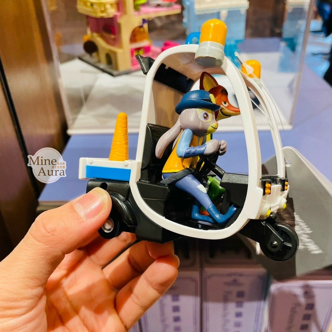 哈茱蒂 Judy 兔 胡尼克 Nick 警車造型 玩具 迴力車 動物方城市 Zootopia -上海迪士尼樂園