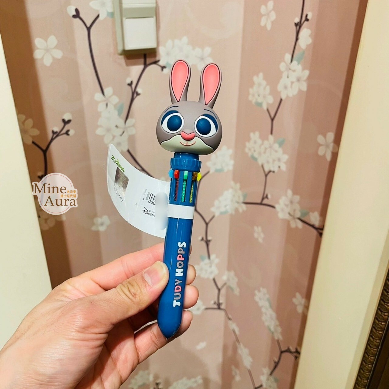 哈茱蒂 Judy 兔 大頭 造型 多色 圓珠筆 動物方城市 Zootopia -上海迪士尼樂園