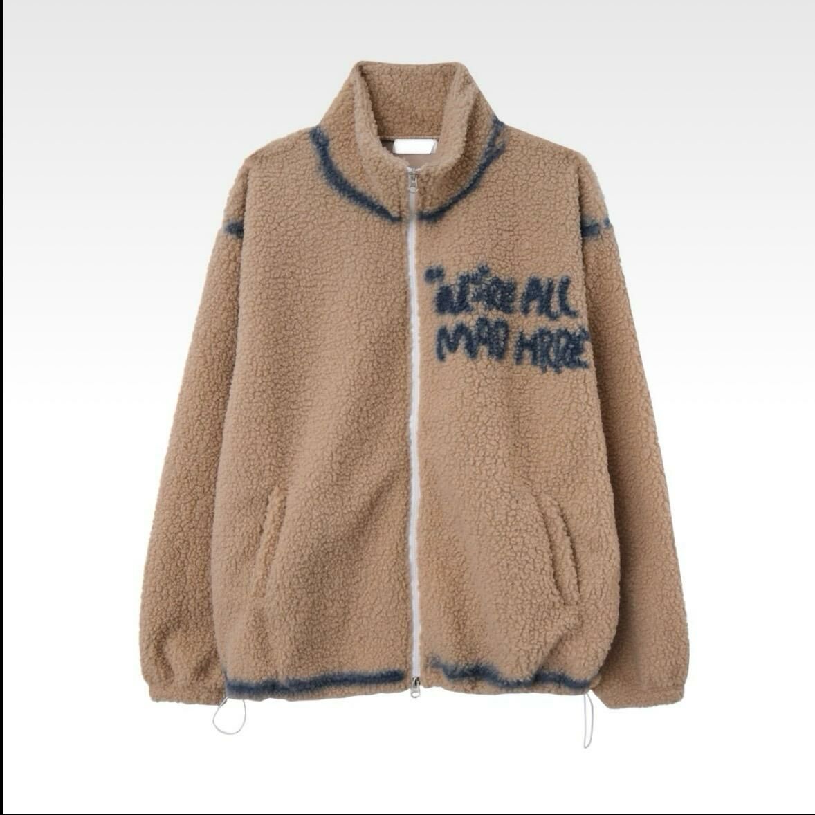 熊仔企領拉鍊絨毛外套 JK2472