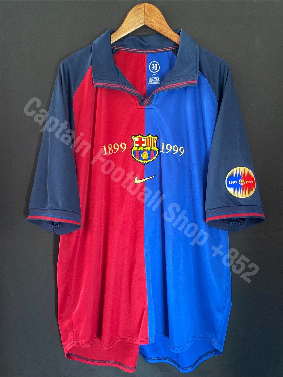 巴塞隆拿 1999-2000 Nike 百週年主場球衣