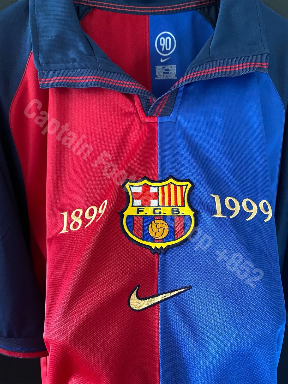 FC Barcelona 1999-2000 Nike Centenary Home Shirt
