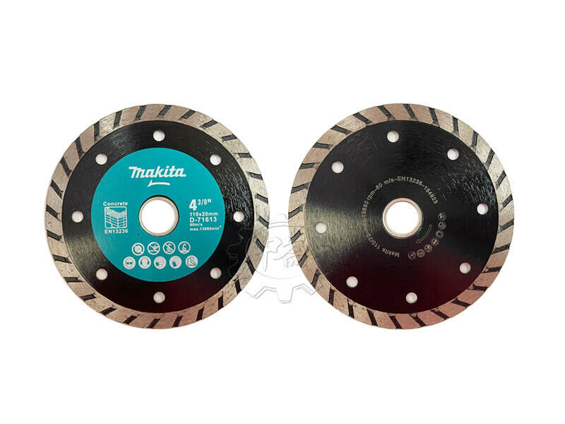 ＊中崙五金【附發票】 牧田 D-71613 乾式鑽石鋸片 連續型 110mm*2.0mm*20mm 水泥切片