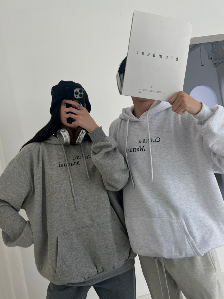 正韓-小英文刷毛帽T*3色