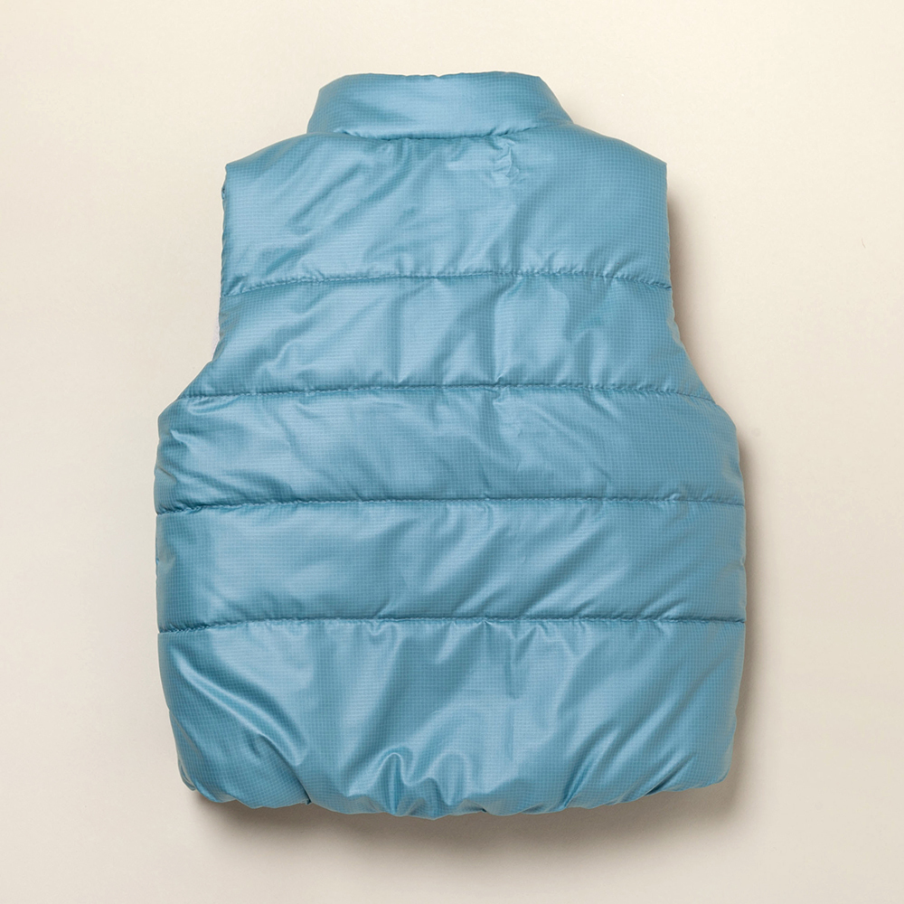 ★官網限定★PIPPY 暖暖小立領鋪棉風衣背心 綠