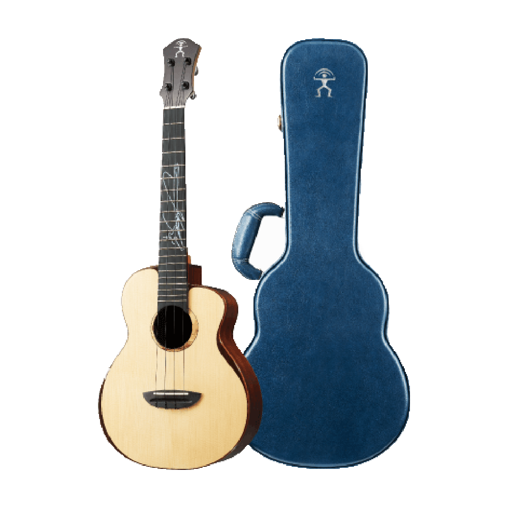 aNueNue aNueNue / 韓國吉他手-鄭晟河聯名琴 26吋全單烏克麗麗(月亮雲杉木)(原聲款/插電款)(UXSHJ/UXSHJE) 彩虹人官方認證 — 三峽烏克麗麗｜YA! 玩音樂