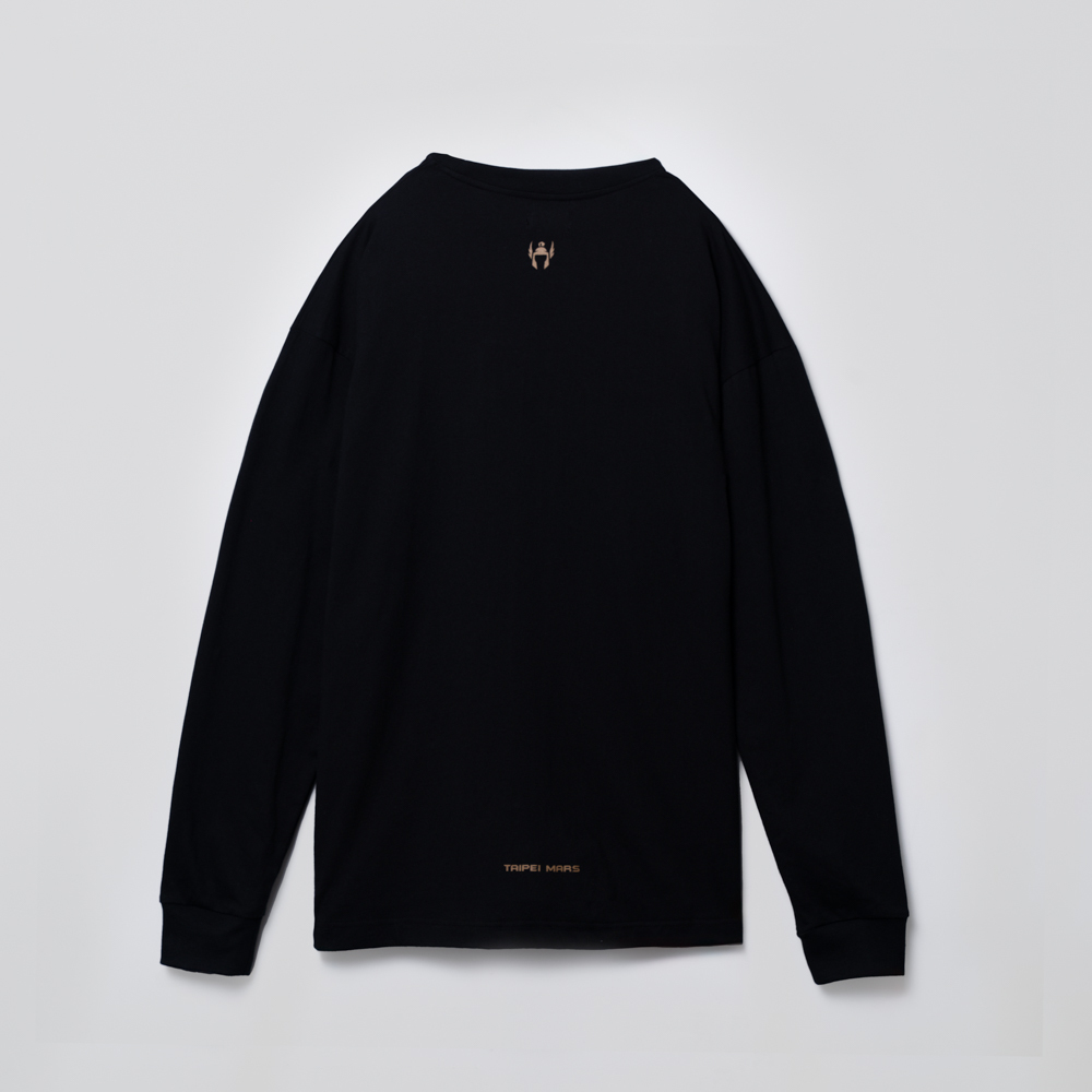 TAIPEI MARS泡泡印長袖棉TEE