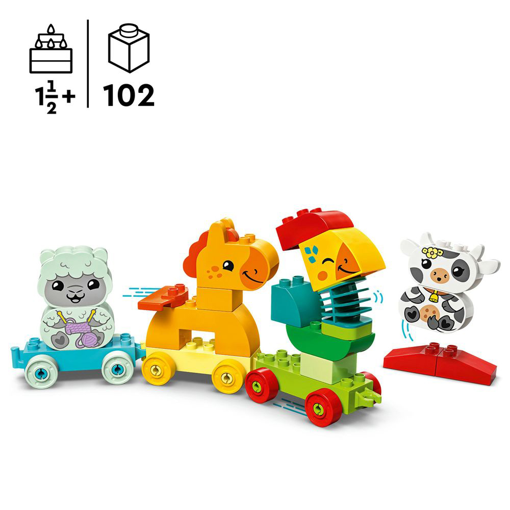 樂高積木 LEGO《 LT 10412 》Duplo 得寶系列 - 動物火車