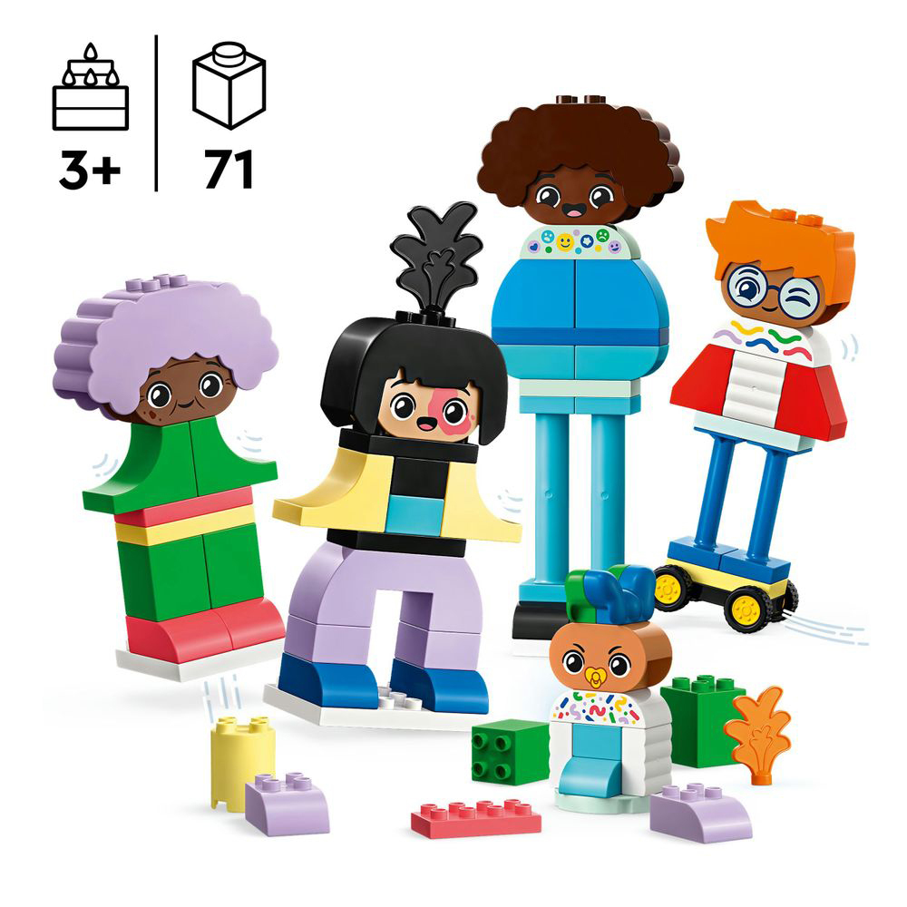 樂高積木 LEGO《 LT 10423 》Duplo 得寶系列 - 人偶情感百變組