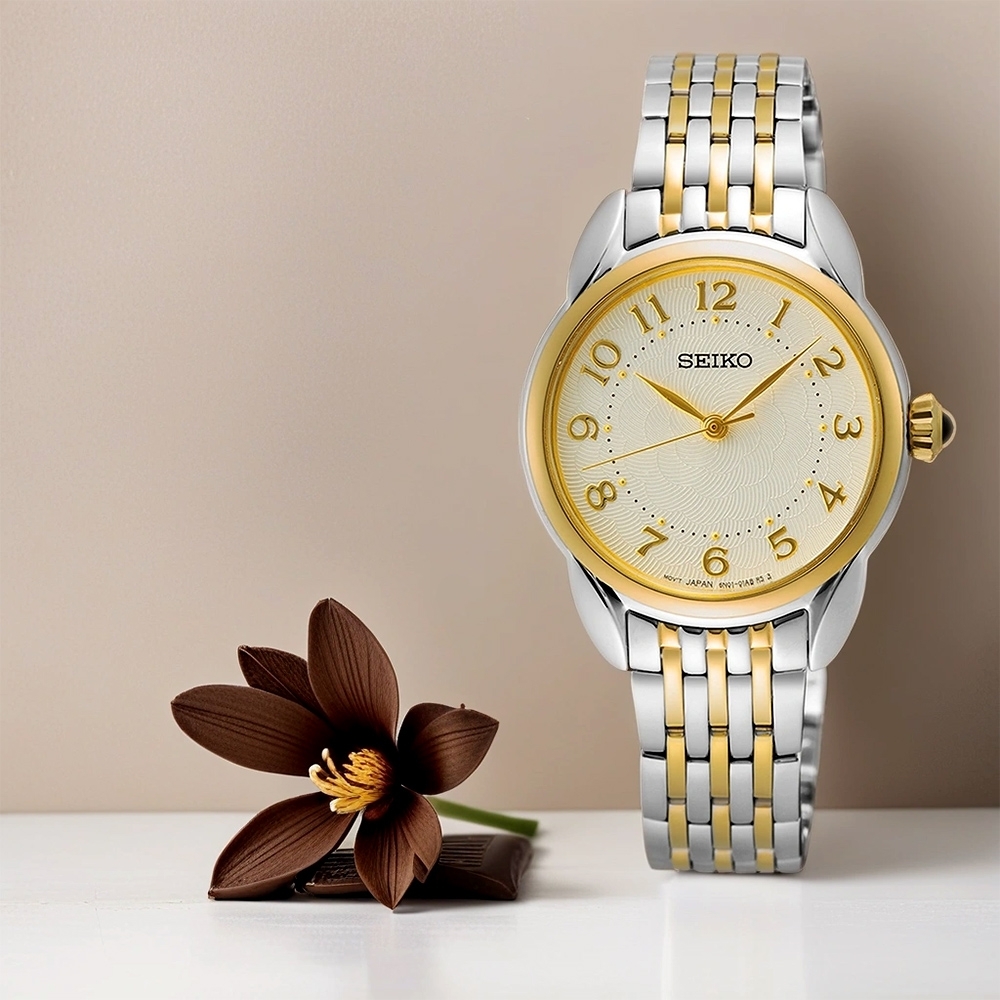 萬年鐘錶 - SEIKO  CS 系列  經典數字簡約女錶   SUR562P1 / 6N01-00P0KS   錶徑28.7MM