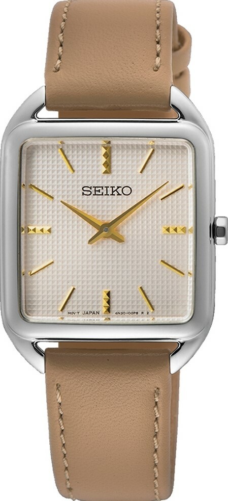 萬年鐘錶 - SEIKO  CS系列  經典優雅方形女錶  SWR089P1 / 4N30-00L0P  錶徑26MM