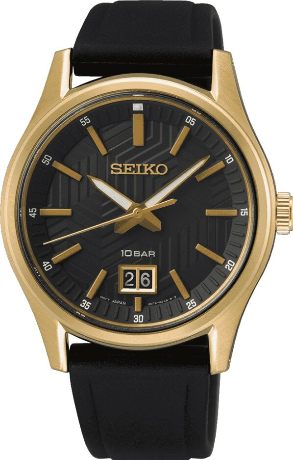 萬年鐘錶 - SEIKO CS 系列  簡約皮革款大日期窗男錶   SUR560P1 / 6N76-00K0C   錶徑39.5MM