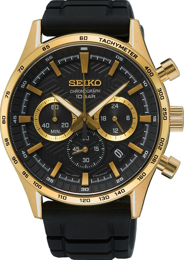 萬年鐘錶 - SEIKO CS 系列   黑面休閒款三眼計時男錶  SSB446P1 / 8T63-00Y0C  錶徑43MM