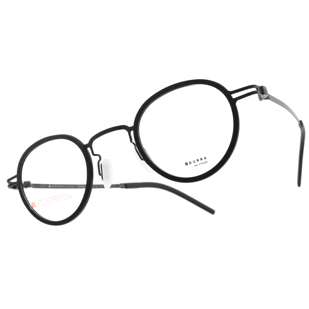 【VYCOZ】DR9004 (四色) 知性圓框光學眼鏡 - DURRA薄鋼系列
