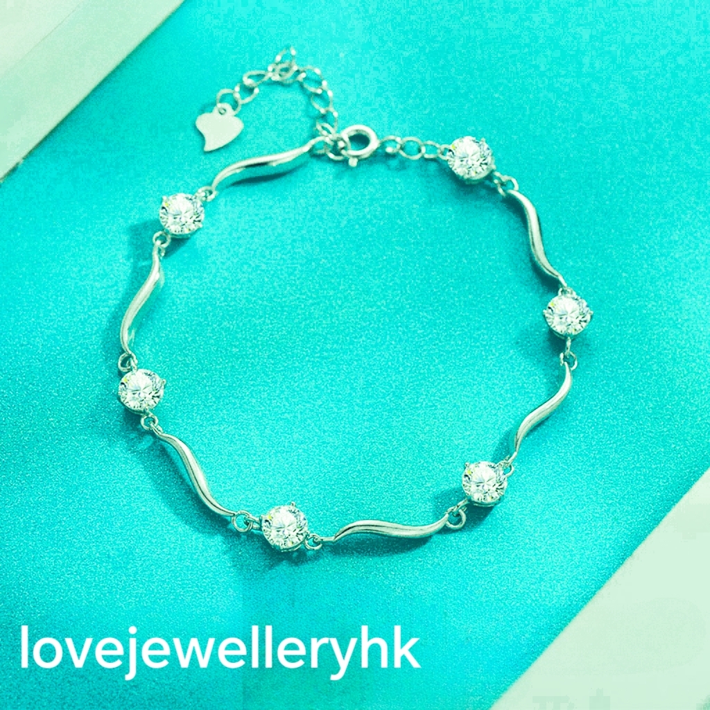 莫桑鑽時尚手鍊    B3C010