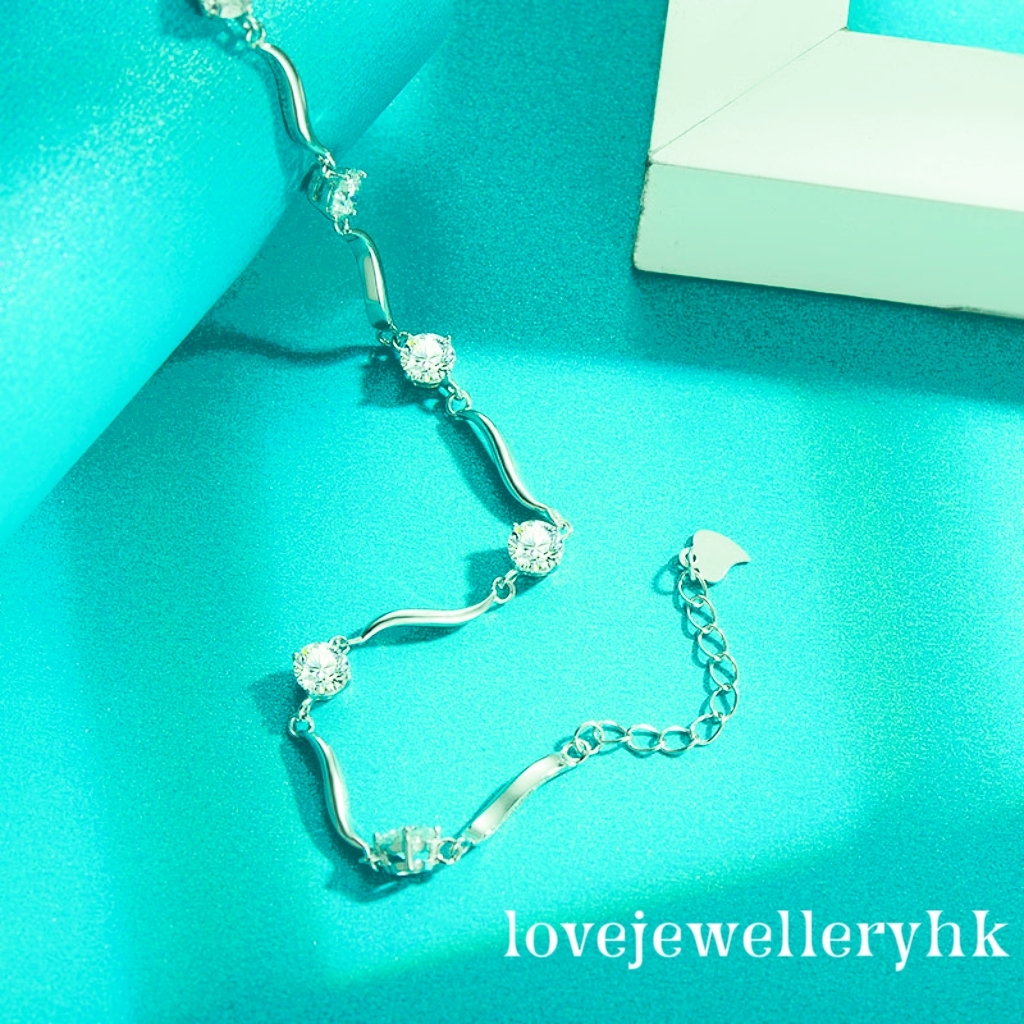 莫桑鑽時尚手鍊    B3C010