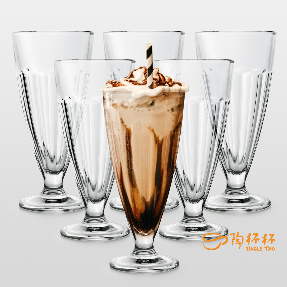 ROCK 冰飲杯 380cc 2/6入組 調酒杯 飲料杯 玻璃杯 冰沙杯  聖代杯【陶杯杯瓷器】餐具餐盤 碗盤杯筷 台灣現貨