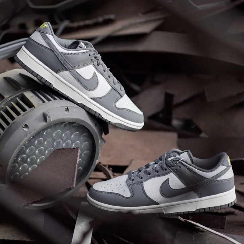 NIKE DUNK LOW NN 螢光灰 螢光黃 黃綠 煙灰 奶油底 國外限定 男鞋 FZ4621-001 / 預購