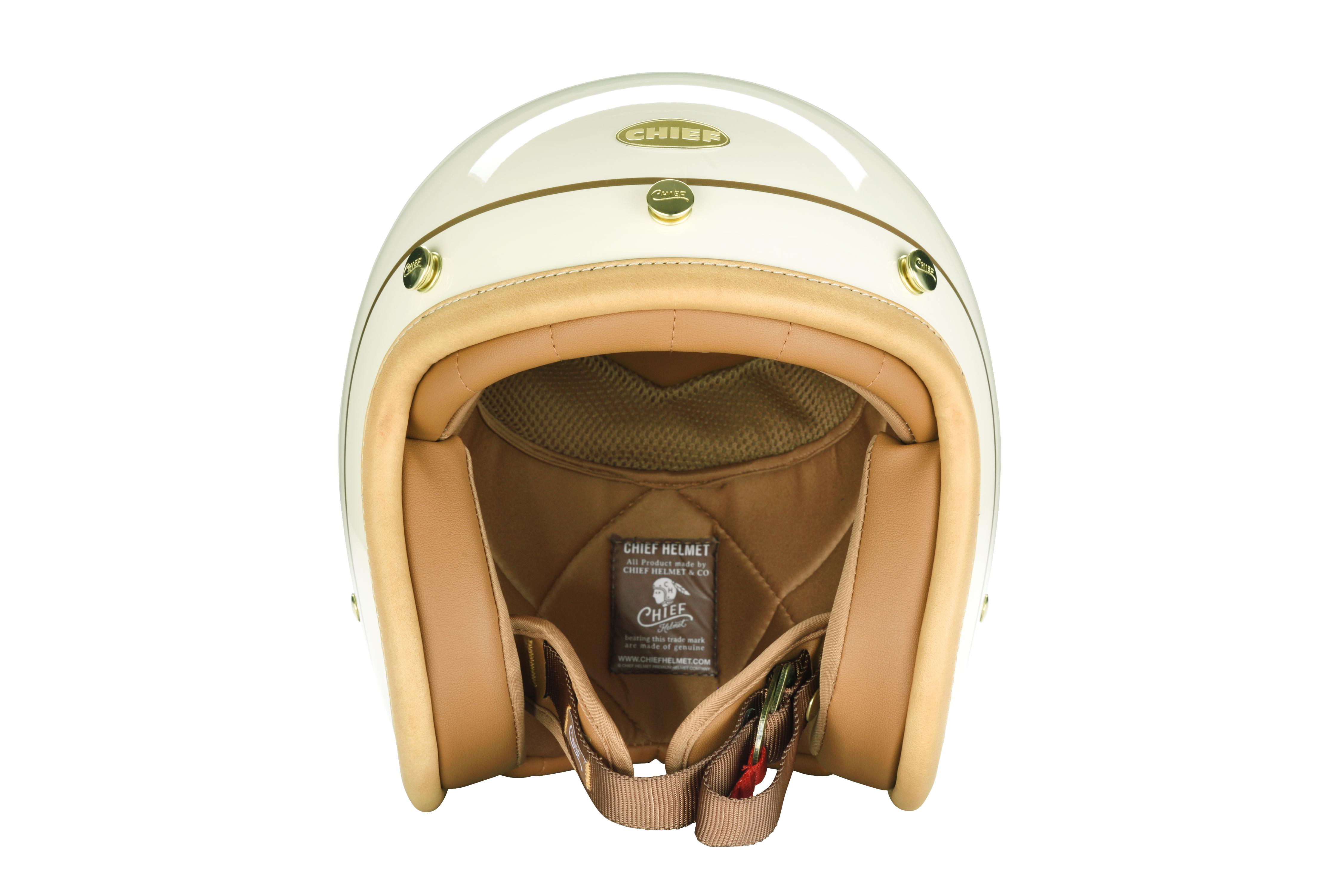 Chief Helmet CHARITES 奶昔白