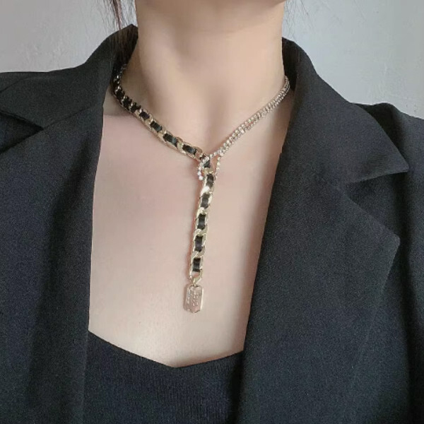 簡約拼接鎖骨鏈