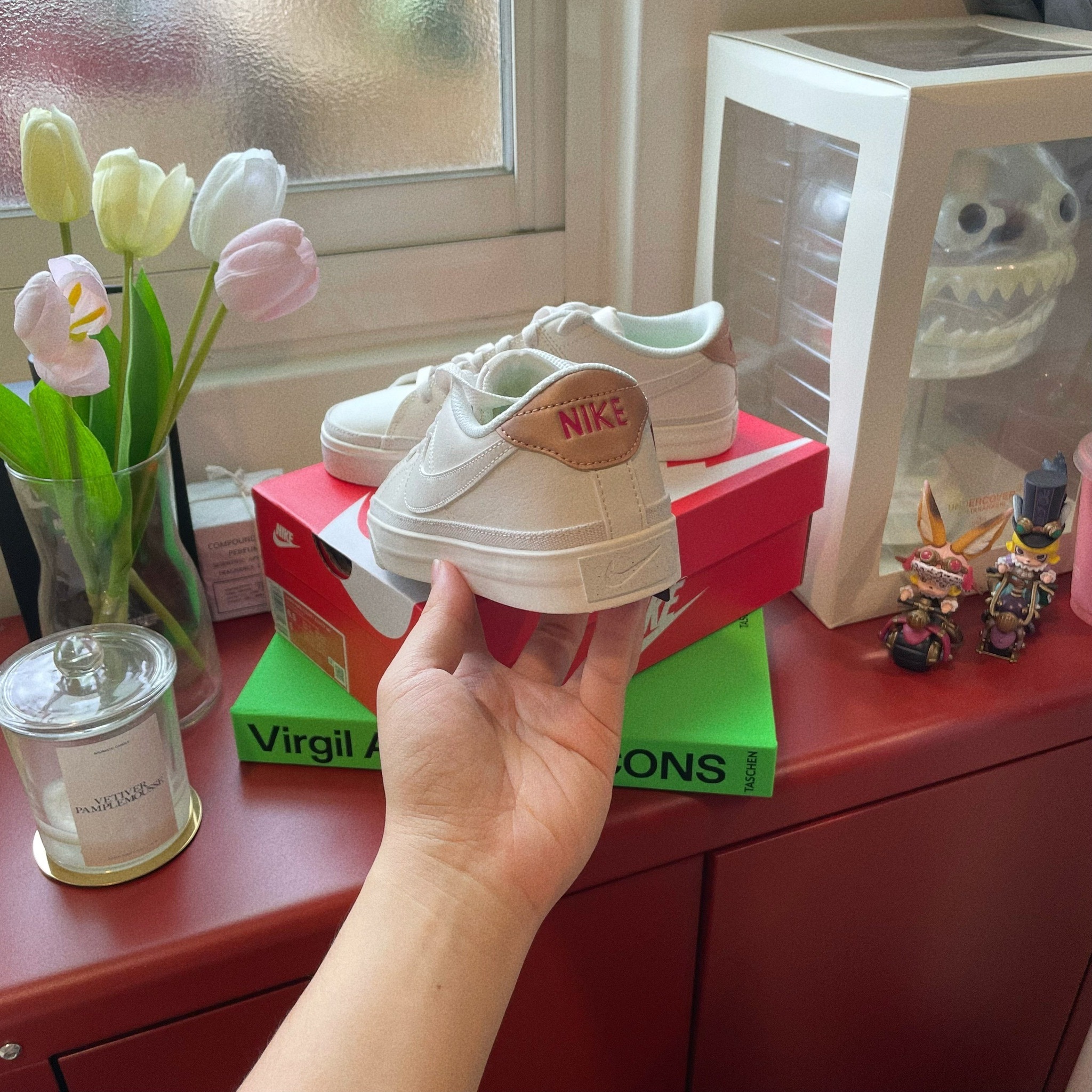 Nike Court Legacy Next Nature 奶油白 玫瑰金 DH3161-003