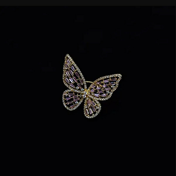 High-end butterfly open index finger ring